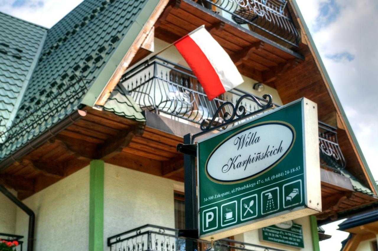 Willa Karpinskich Zakopane Kültér fotó